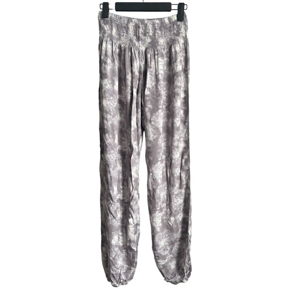 Lotus And Luna Women Harem Pant Sz S/M Smock Loose Boho Hippie Festival Tie Dye